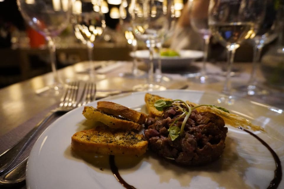 Prato do jantar harmonizado na Concha y Toro